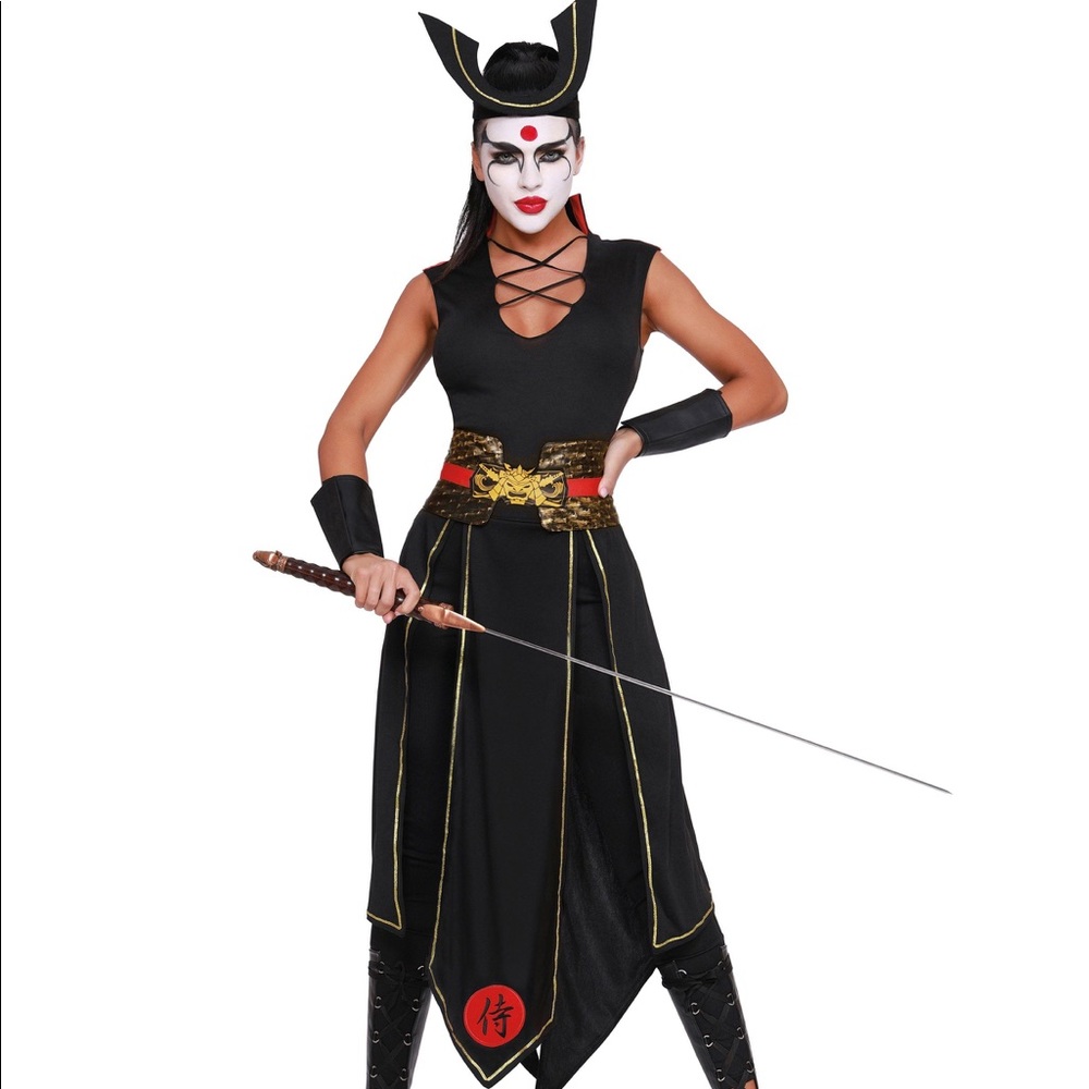 HALLOWEEN COSTUME COSPLAY WOMEN SEXY SAMURAI WARRIOR NINJA